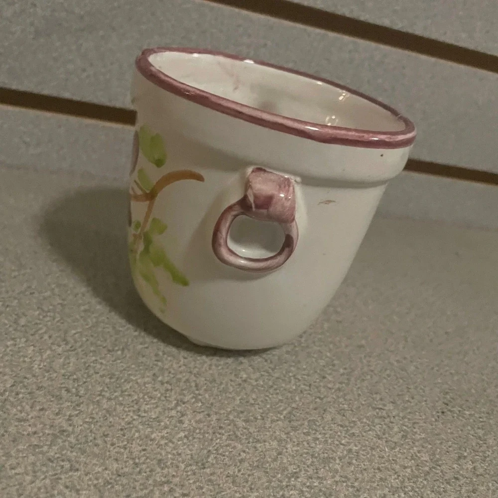 Floral Ceramic Planter Succulent Pot‎ Flower Pot Decorative Home Decor